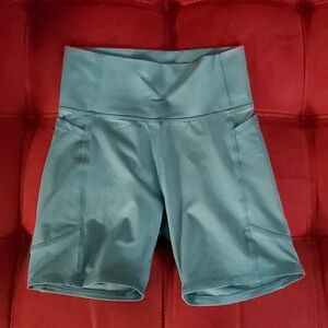 All in Motion Seafoam Biker Shorts